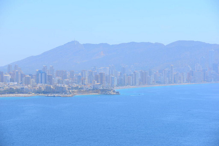 侧翼 西班牙 搁浅 布鲁 海岸 地平线 希梅尔 贝尼多姆