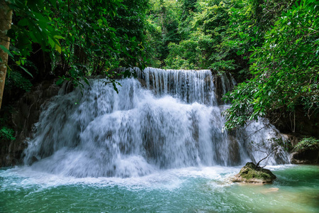 自然 风景 落下 泰国 植物 放松 亚洲 悬崖 夏天 流动的