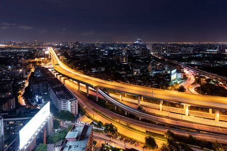 天际线 城市景观 旅行 曲线 标题 高速公路 公路 曼谷