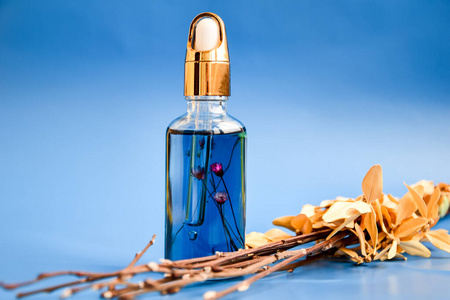 自然 草药 玻璃 特写镜头 皮肤 提取 治疗 美女 香水