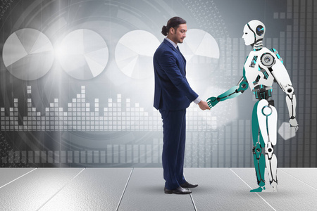 机器人合作图片