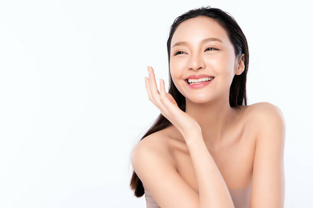 成人 优雅 美丽的 治疗 美女 健康 面部 化妆 女士 亚洲