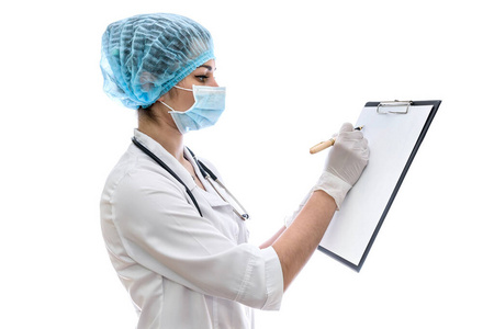 女人 职业 医生 文件 考试 专家 文件夹 写作 微笑 检查