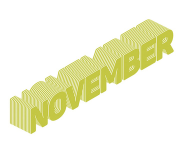 十一月 要素 颜色 插图 出租 偶像 单词 签名 艺术 字体