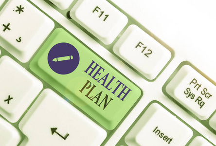 手写健康文本计划。概念是指提供指定医疗服务的实体。