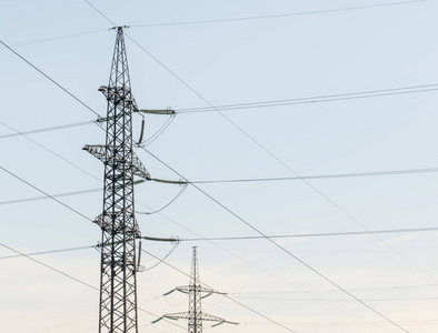 建设 塔架 行业 电压 电缆 起重机 电线 能量 天空 高的