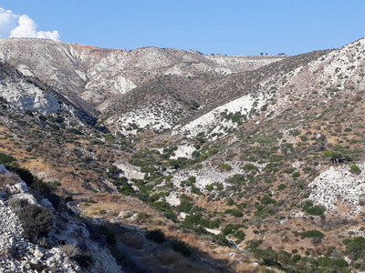 高的 天空 小山 峡谷 岩石 风景 塞浦路斯 山谷 自然