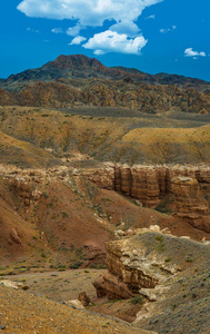 旅游业 公园 峡谷 沙漠 岩石 荒野 美丽的 山谷 小山