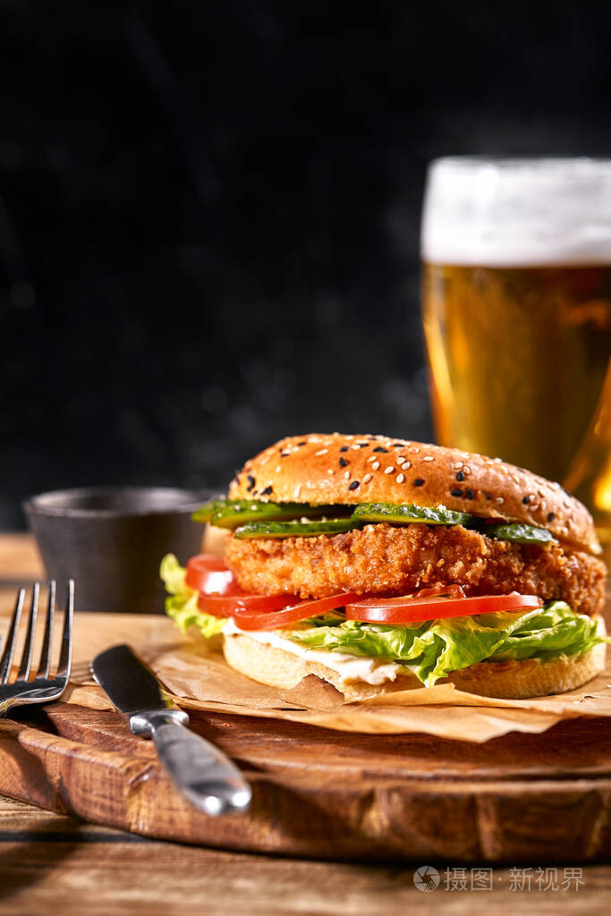 传统的美国食物.