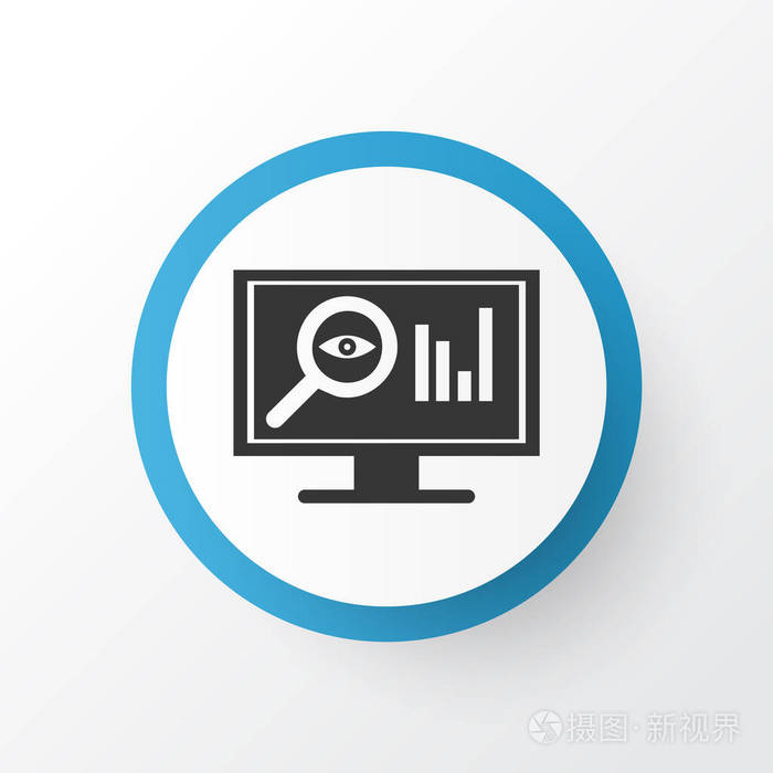 seo监控图标符号高品质的独立研究元素在时尚风格