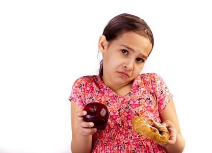 小孩 甜的 决策 小吃 食物 测量 苹果 卡路里 饥饿的