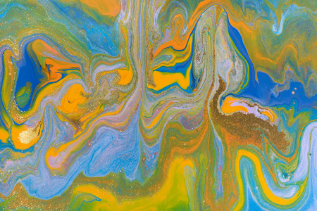 流体艺术抽象肌理.混合丙烯酸油墨.照片