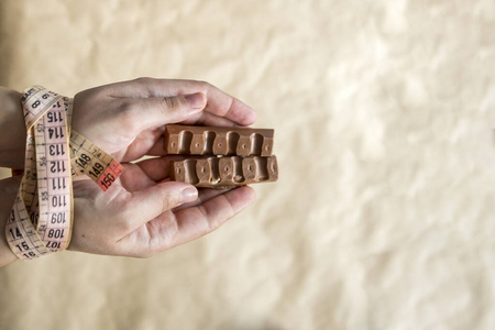 脂肪 超重 甜的 食物 巧克力 重量 节食 捆绑 持有 损失