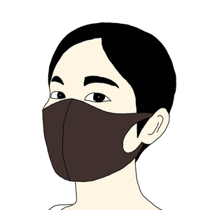 面对 面具 女人 白种人 瓷器 流感 偶像 疼痛 亚洲 发烧