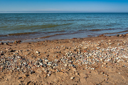 泼洒 海滩 旅行 波罗的海 卵石 泡沫 运动 海景 自然
