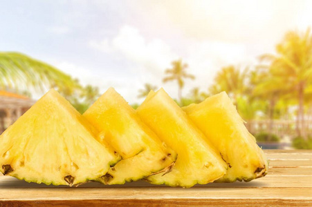 美味的 健康 切片 维生素 食物 小吃 夏天 夏威夷 书桌