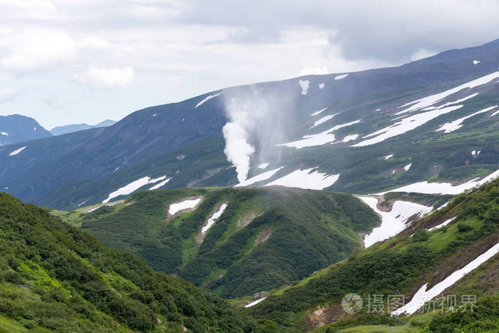 环境 矿物 喷发 地质学 硫黄 小山 翱翔 水蒸气 旅游业