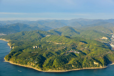 旅行 美丽的 风景 运输 克拉斯诺达尔 全景图 房子 海岸