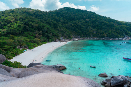 旅游业 风景 绿松石 天空 自然 天堂 夏天 海湾 海洋