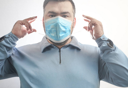 污染 流感 空气 冠状病毒 瓷器 光晕 大流行 医生 危险
