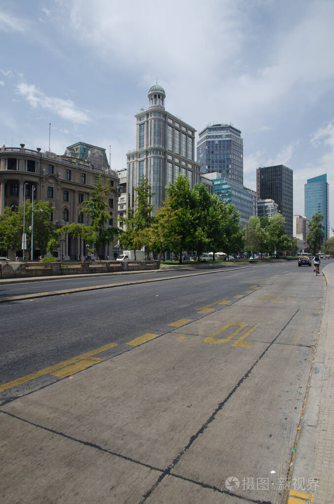 智利圣地亚哥自由贝尔纳多奥希金斯大道