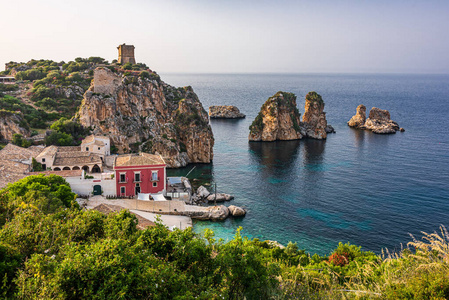 西西里岛 意大利 旅行 遗产 建筑学 历史的 天际线 情景