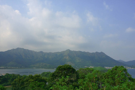 夏天 岩石 森林 天空 流动 环境 山谷 美女 公园 旅游业