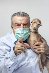 病毒 宠物 男人 健康 卫生 保护 流行病 预防 医疗保健