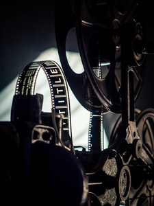 老式的电影放映机图片