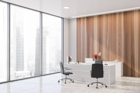 三维 办公室 咨询 座位 系统 奢侈 木材 工作 提供 首席执行官