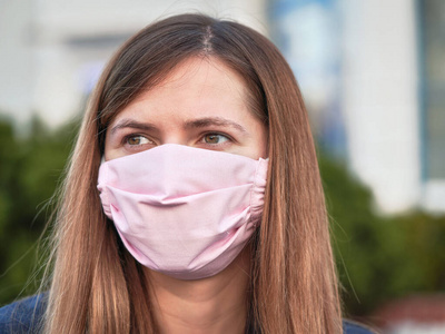 流感 灰尘 爆发 保护 污染 面具 感染 过敏 女孩 疾病