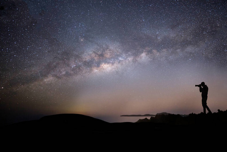 明星 领域 夏天 长的 旅行 轮廓 科学 银河系 宇宙 天空