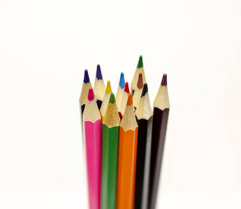 铅笔 绘画 木材 物体 蜡笔 油漆 颜色 彩虹 学校 艺术