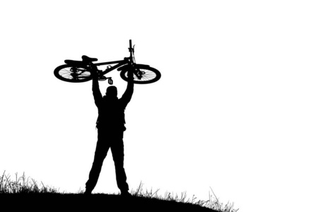 运动 小山 摩托车手 骑自行车 旅行 周期 男孩 冒险 权力