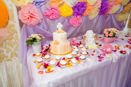 天使 美丽的 蜡烛 粉红色 糕点 庆祝 食物 甜食 聚会