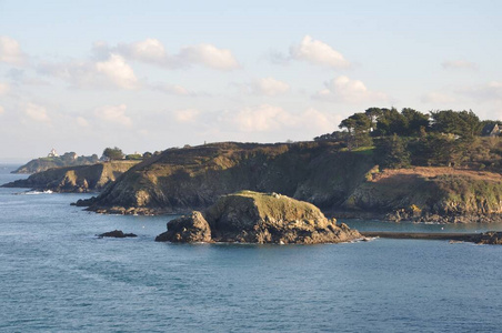 自然 风景 布列塔尼 岩石 戈洛 法国 海岸 美女 海滩