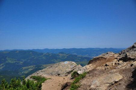 旅游业 山坡 乌克兰 自然 全景图 风景 天空 喀尔巴阡山