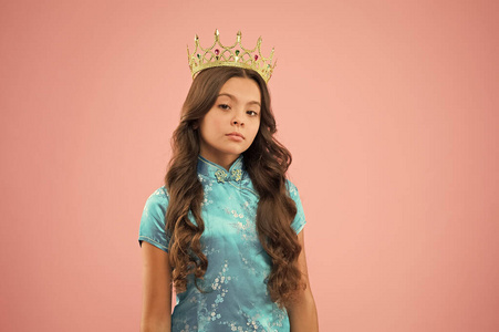 女孩戴皇冠.公主礼仪.奖励概念.选美大赛冠军.国际选美大赛.