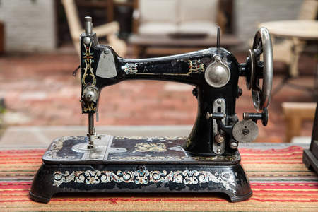 线轴 特写镜头 缝纫 衣服 手册 裁缝 家庭 金属 接缝