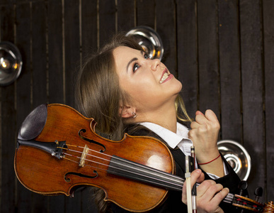 工具 中提琴 美丽的 小提琴家 肖像 女人 音乐家 旋律