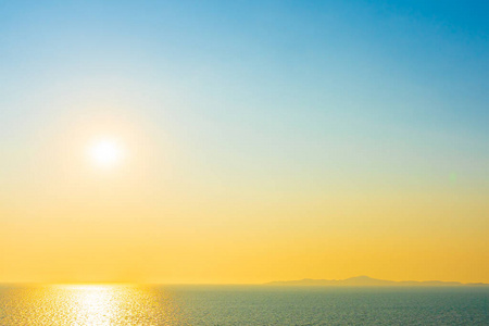 旅行 旅游业 日出 日落 海洋 海滩 天堂 太阳 椰子 假期