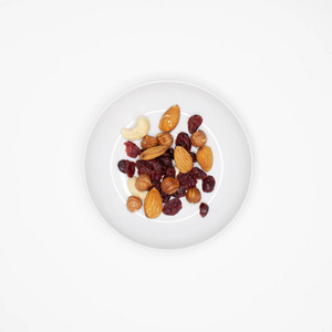 小吃 营养 葡萄干 美味的 自然 水果 食物 饮食 盘子
