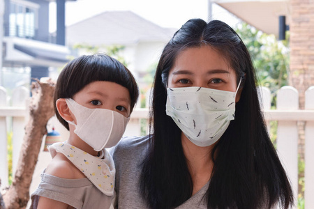 小孩 呼吸系统 健康 环境 呼吸 面具 人类 感染 女人