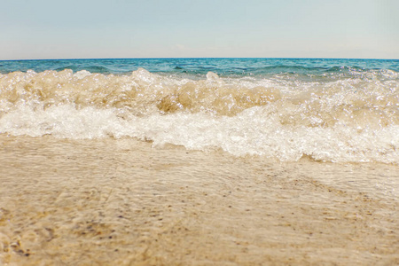 夏天 热的 海滩 冲浪 美丽的 泡沫 软的 海洋 假日 海岸