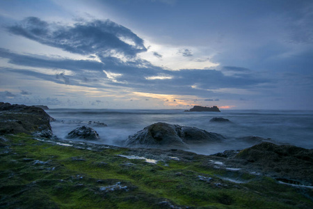 哥斯达黎加 海洋 太阳 夏天 天空 海滩 风景 日落 石头