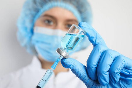 小瓶 医院 研究 流感 接种疫苗 血清 手套 诊所 疫苗