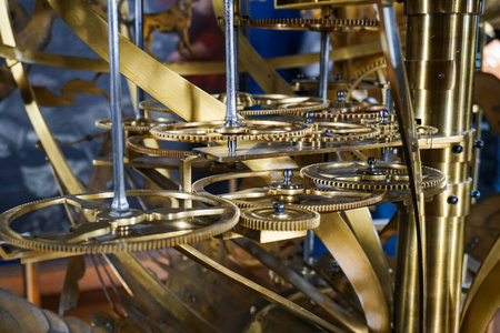 技工 行业 古董 修理 复古的 圆圈 机制 权力 运动 齿轮