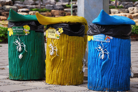 垃圾箱 污染 塑料 环境 丢弃 浪费 保护 自然 瓶子 公园