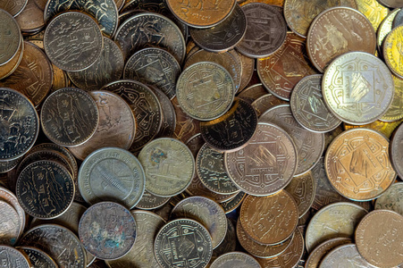 硬币 财富 价值 尼泊尔 货币 循环 收集 铸币 颠倒 亚洲