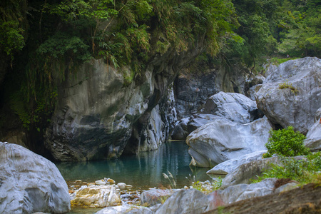 花莲 岩石 活力 花岗岩 清爽 旅行 溪流 自然 流动 材料